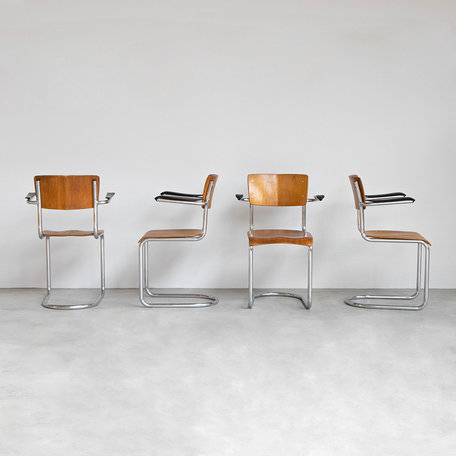 De Wit 1012 stoelen (set van 4) hout