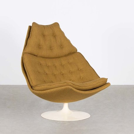 Geoffrey Harcourt F588 armchair mustard fabric Artifort