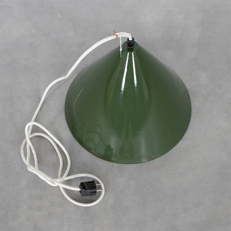 Arne Jacobsen Billiard hanglamp groen Louis Poulsen