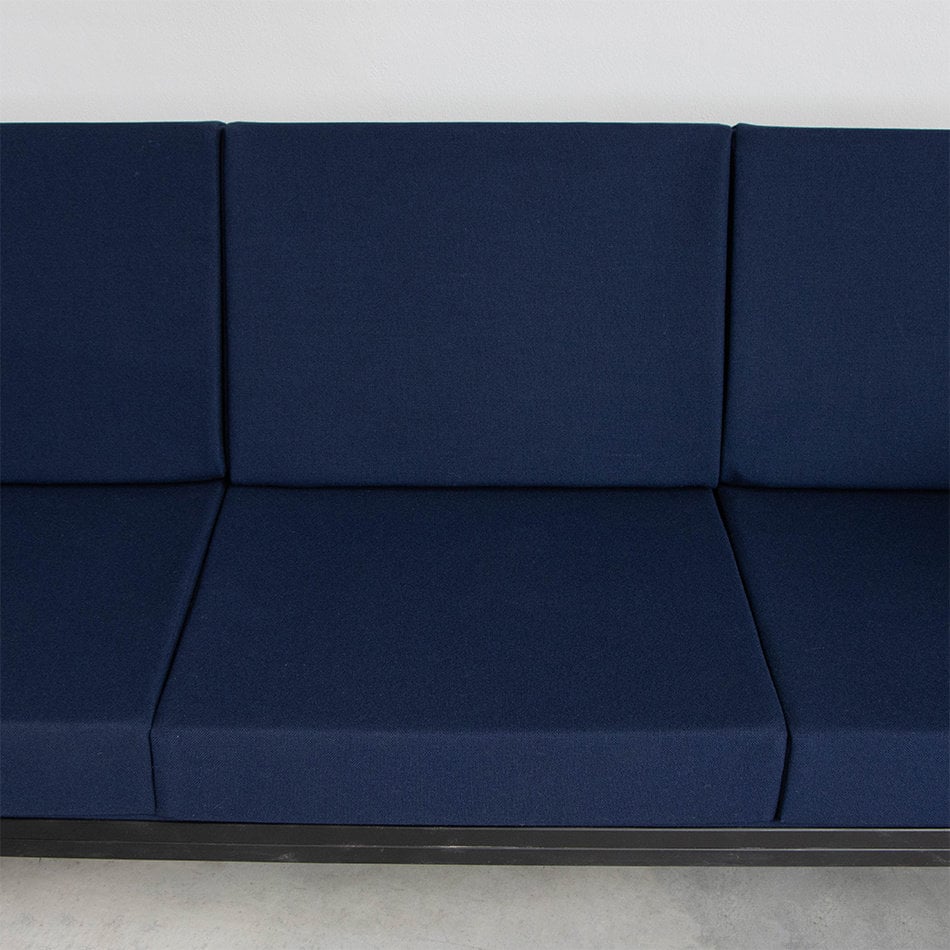 Coen de Vries Sofa Model 1741 Gispen Blue Upholstery