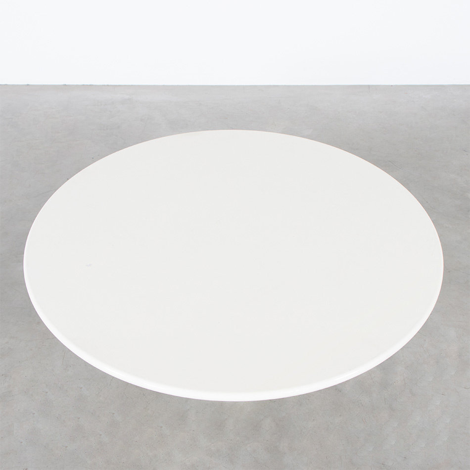 Pierre Paulin coffee table round 100 cm white Artifort