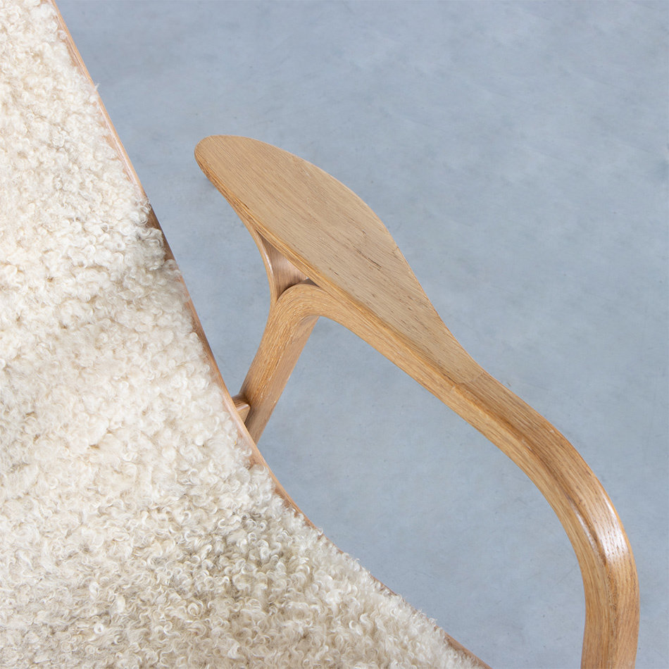 Yngve Ekström Lamino Easy Chair natural Swedese