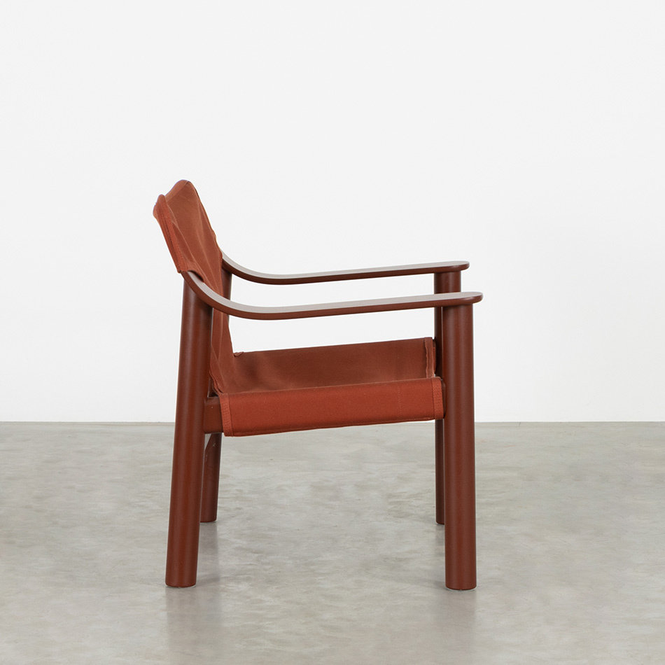 Shane Schneck Bernard armchair red brown Hay