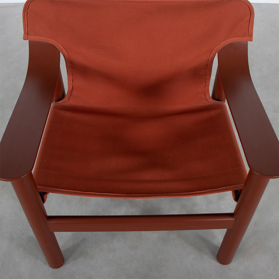 Shane Schneck Bernard armchair red brown Hay