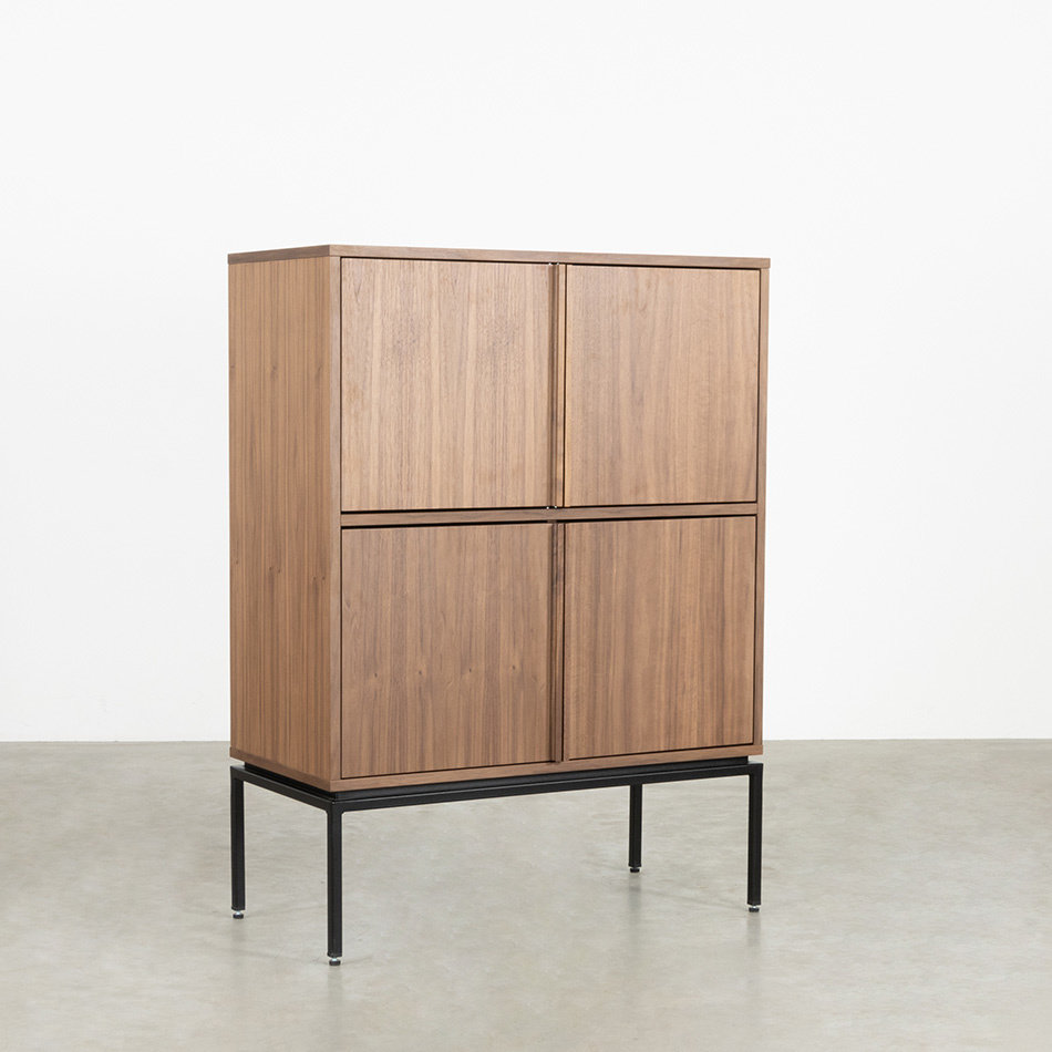 Theo Tempelman AP Cupboard 4 Doors Walnut