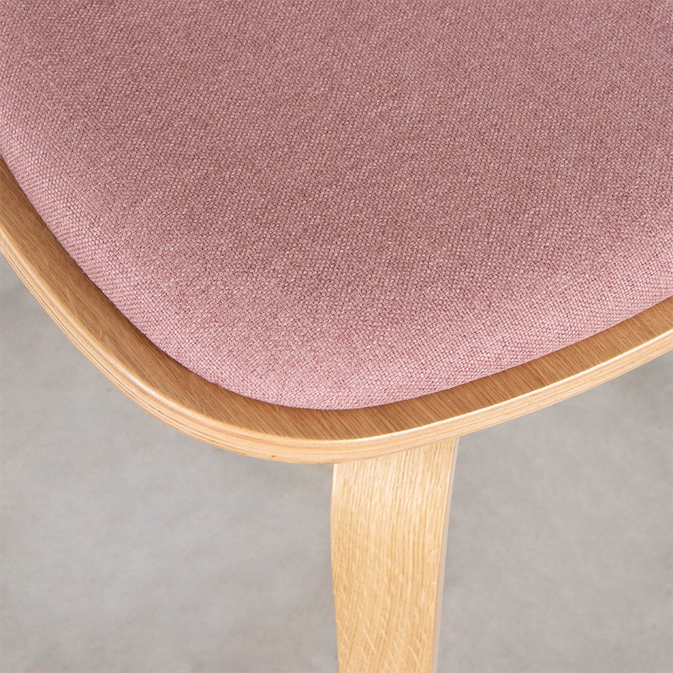 Junni Dining Chair Oak / Soil Blush 92