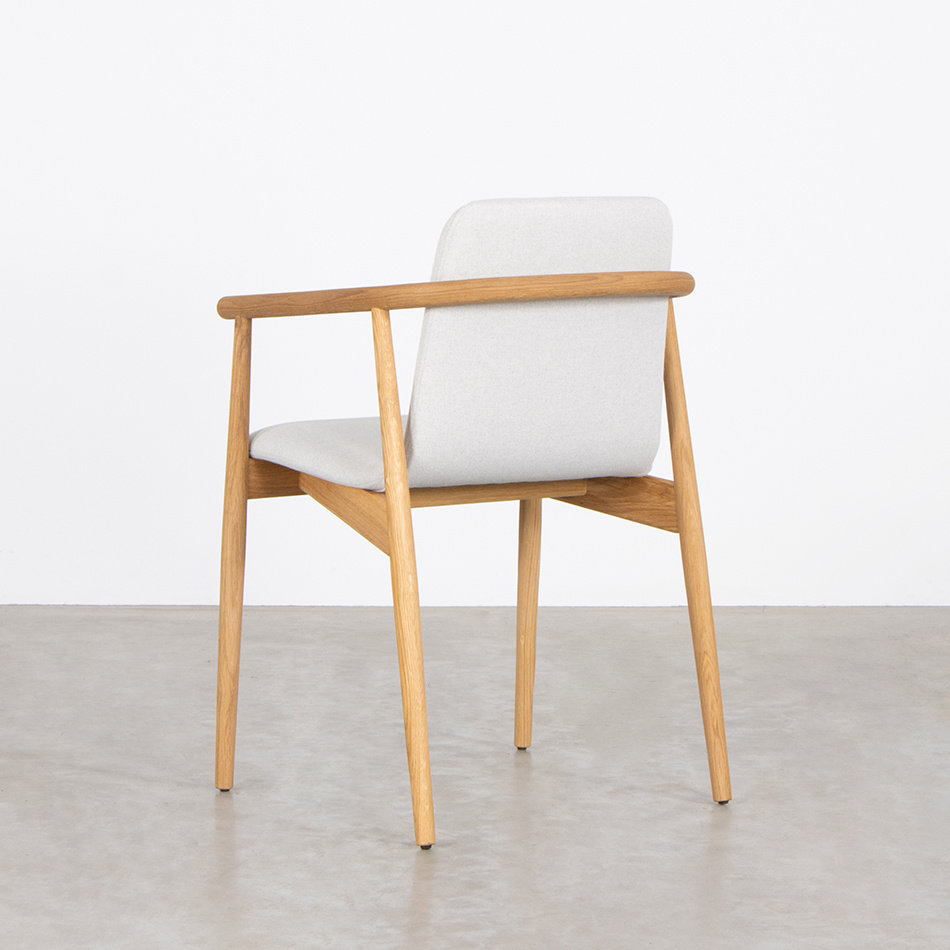 Mirja Dining Chair Oak / Olbia Naturel 01