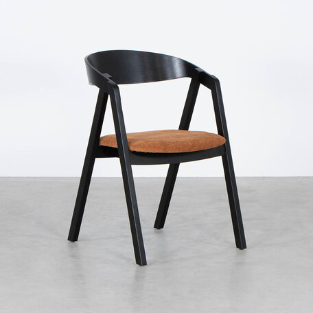 Edske Black Pickled Upholstered / Comeback 51