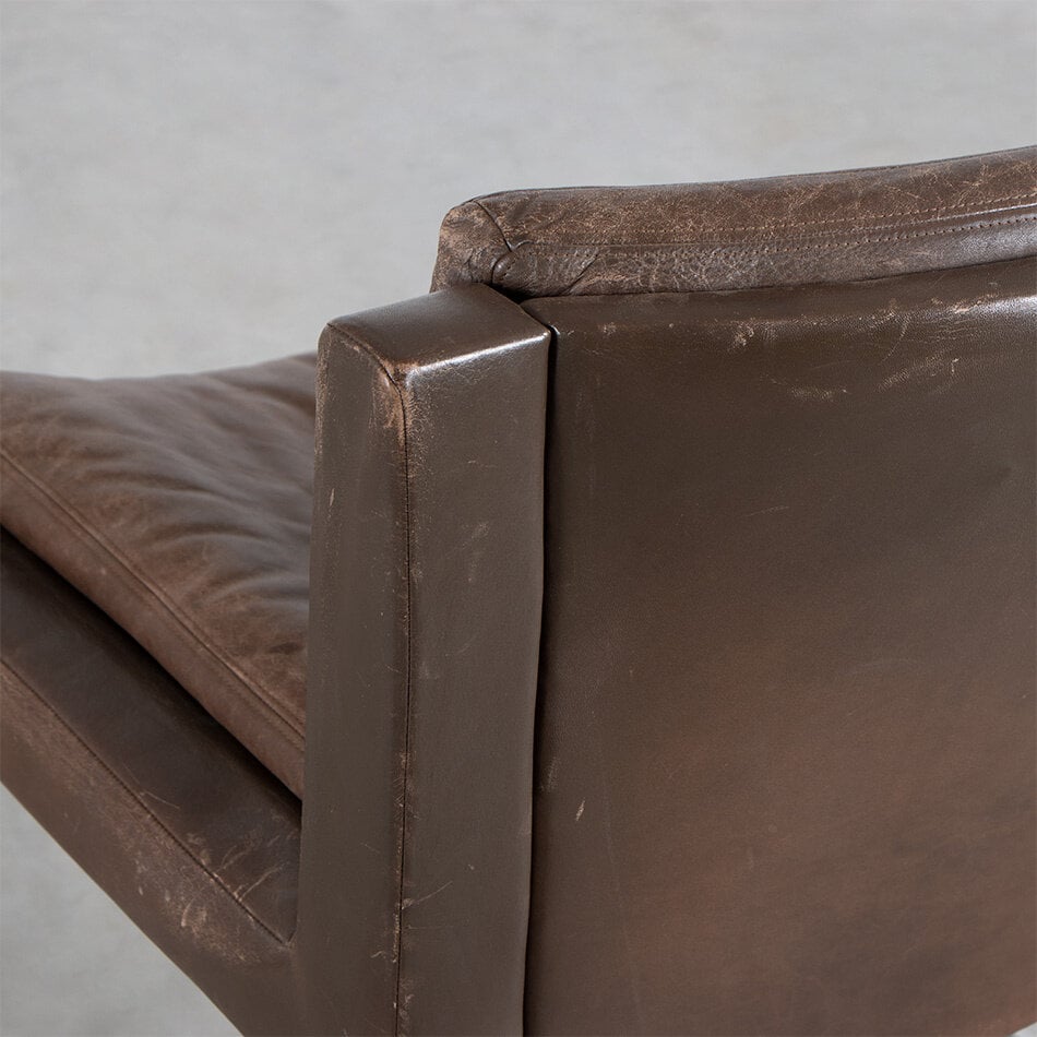 Robert Haussmann DS201/1 armchair brown leather De Sede