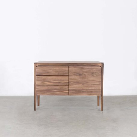 Rikke Sideboard 2 compartment Walnut lacquered - Magazijnsale