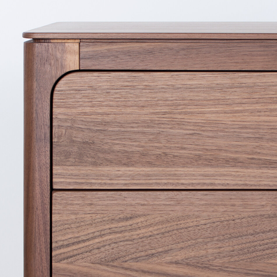 Rikke Sideboard 2 compartment Walnut lacquered - Magazijnsale