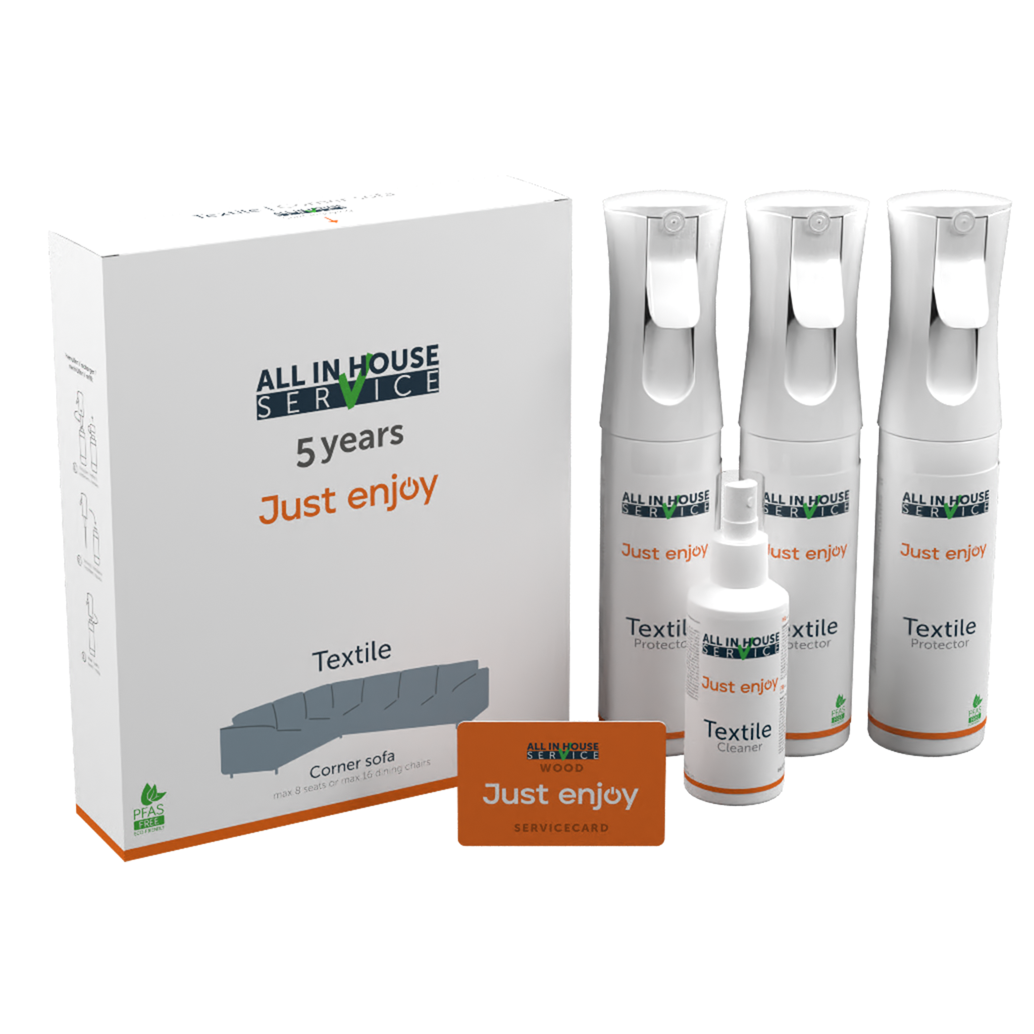 All in House Service 5 jaar Textiel Hoekbank De Machinekamer