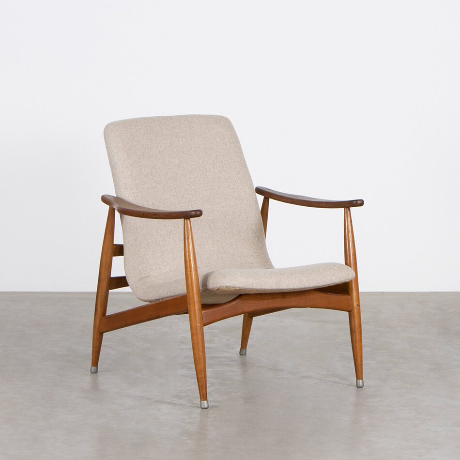 Louis van Teeffelen fauteuil jaren 50 Webe