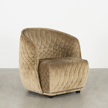 Patricia Urquiola Redondo armchair light brown Moroso