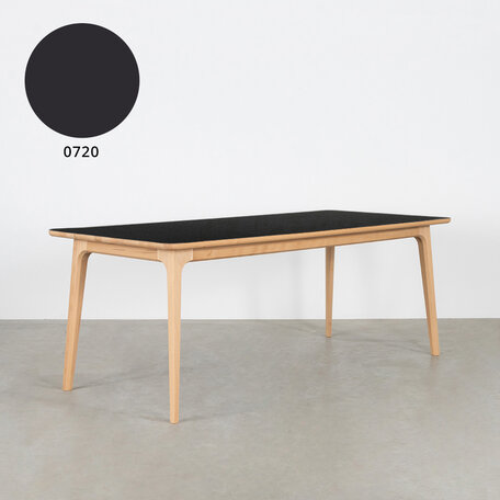 Fjerre Table Back Fenix Top - Beech Legs