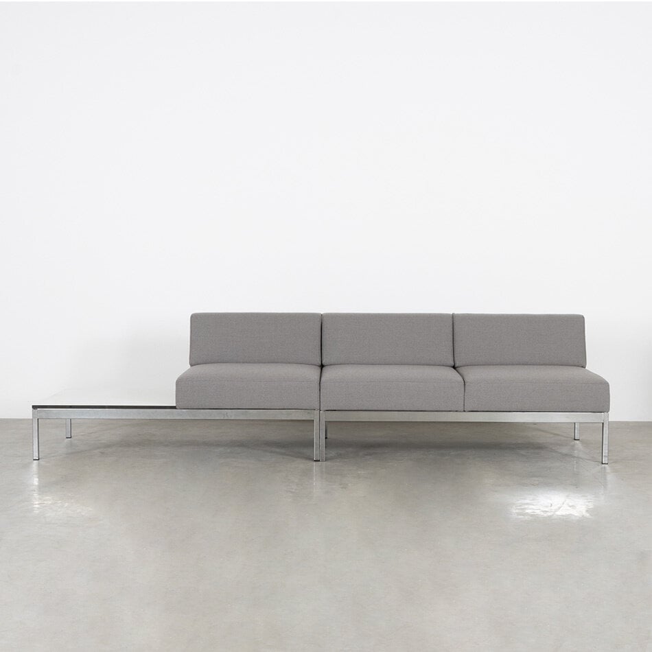 Set of 2 Kho Liang Ie Schiphol sofas grey Artifort