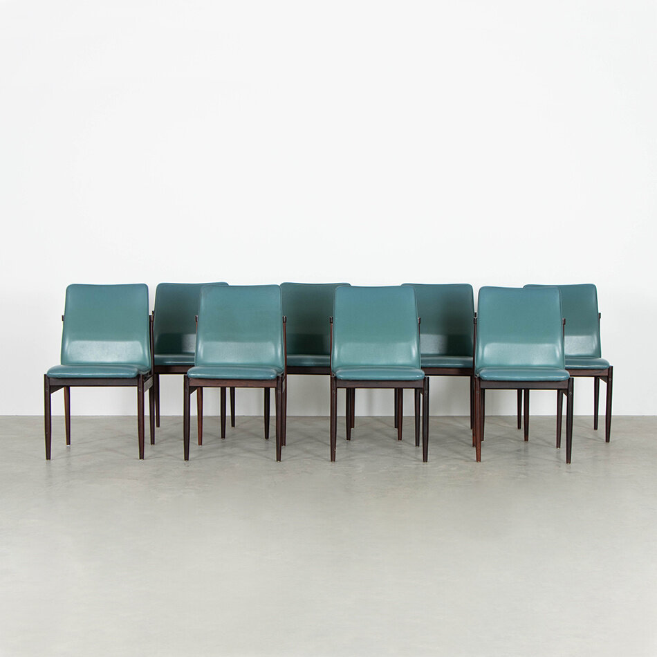Set of 8 Inger Klingenberg chairs Fristho