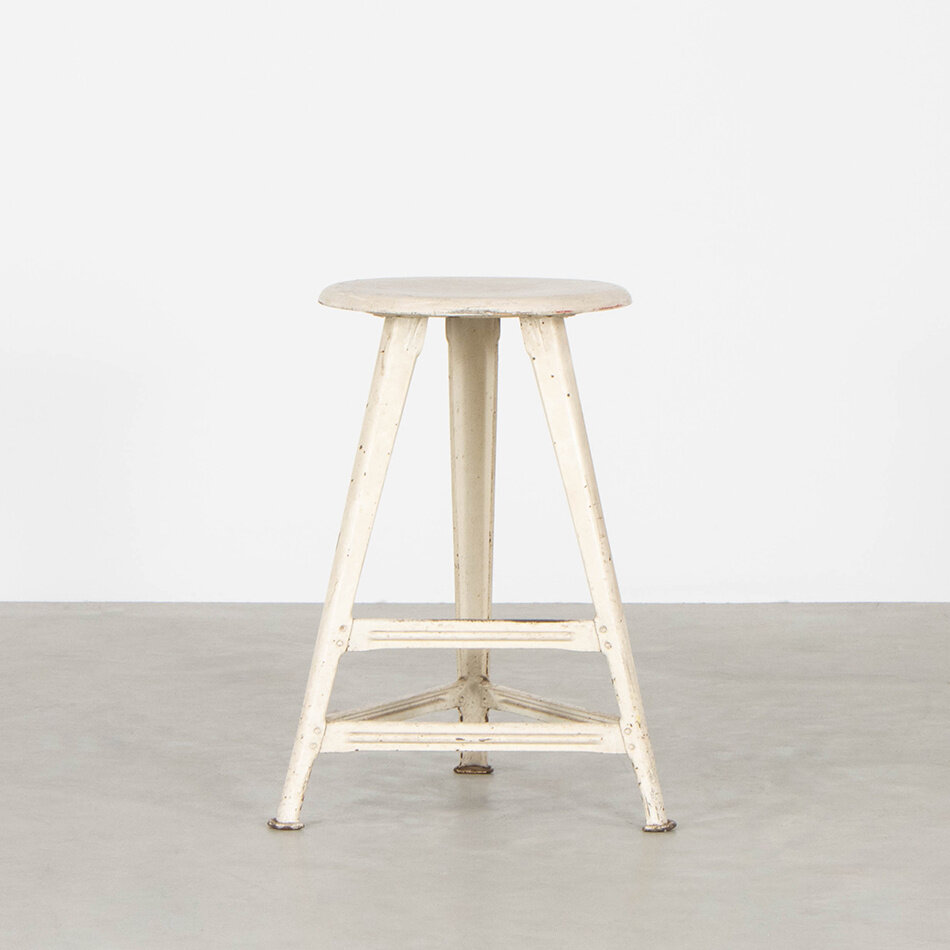 Rowac Stool White Robert Wagner Chemnitz