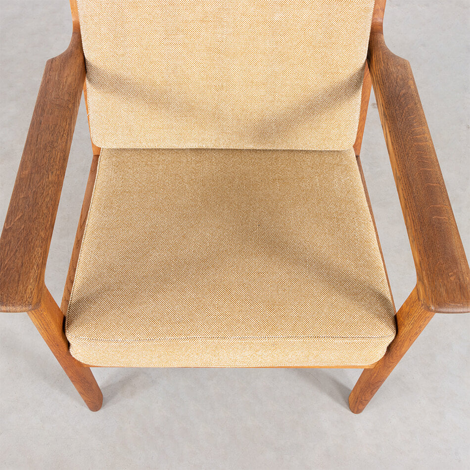 Hans Wegner fauteuil GE265 lage rug Getama