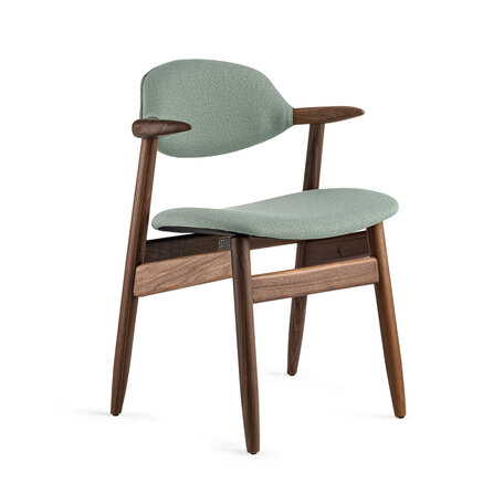 Koehoorn Chair Walnut Natural Oil / Cura Green 68186