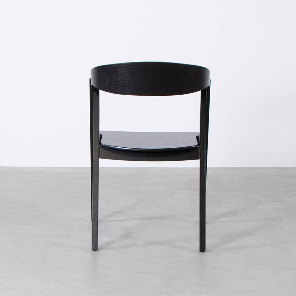 Edske Dining Room Chair Oak Black Pickled