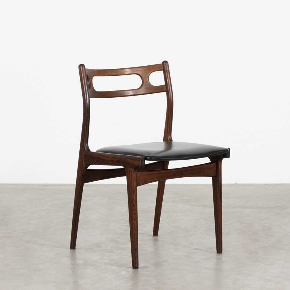 Johannes Andersen chairs (set of 4) model 138 Uldum Mobelfabrik