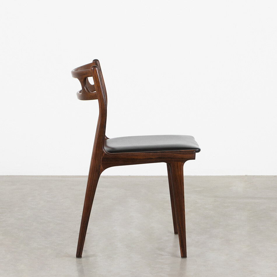 Johannes Andersen chairs (set of 4) model 138 Uldum Mobelfabrik