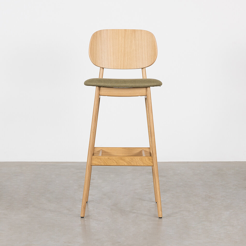 Sinni  Bar Chair Oak Matt Lacquered (78 cm)