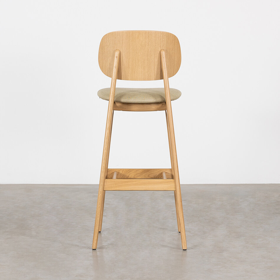 Sinni Bar Chair Oak Matt Lacquered (78 cm)