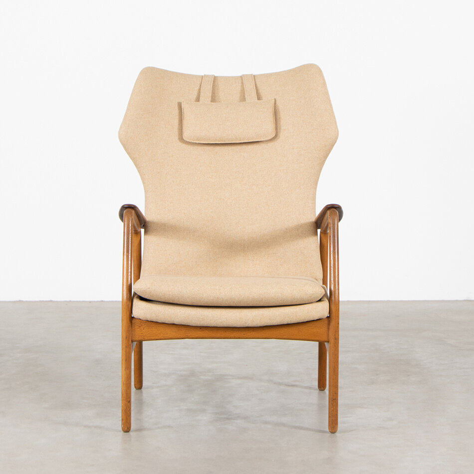 Madsen fauteuil teak hout Bovenkamp