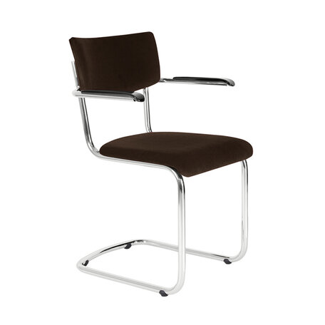 Elsene With Armrests / Manchester Rib 09 Dark Brown