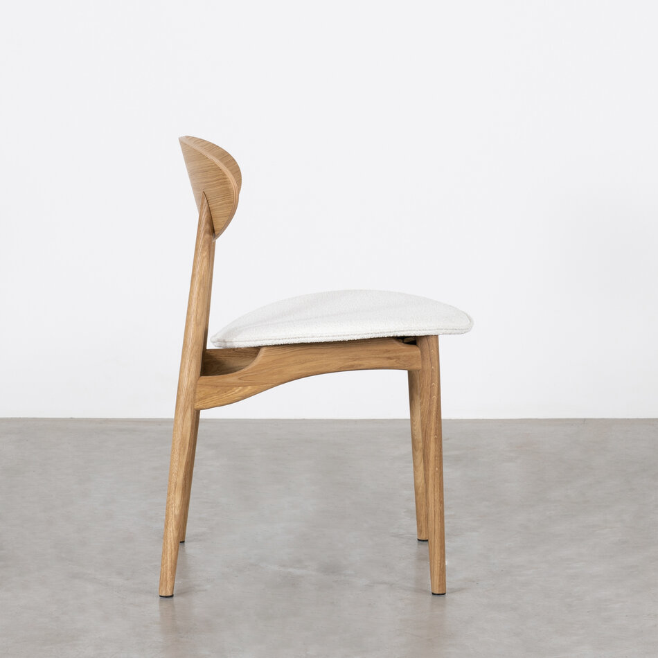 Aino Dining Room Chair Oak with Domino Fabric