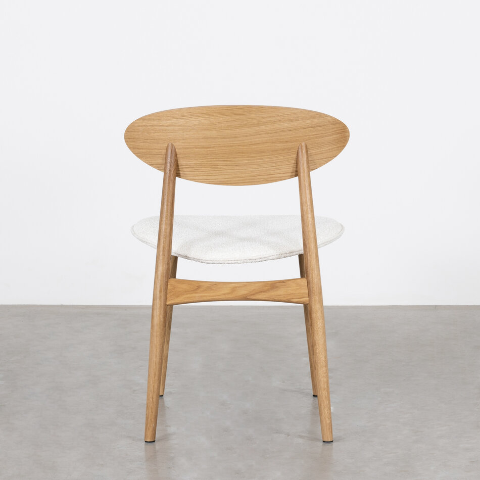 Aino Dining Room Chair Oak with Domino Fabric