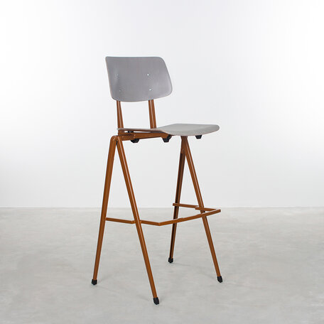 S17 Bar Chair Loam Brown / Grey