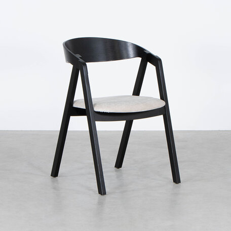 Edske Black Pickled Upholstered / Comeback 61