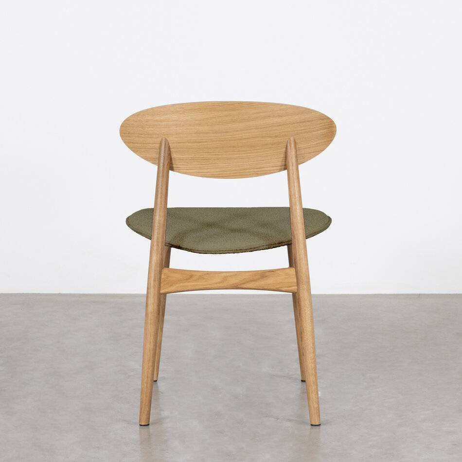 Aino Dining Room Chair Oak with Domino Fabric