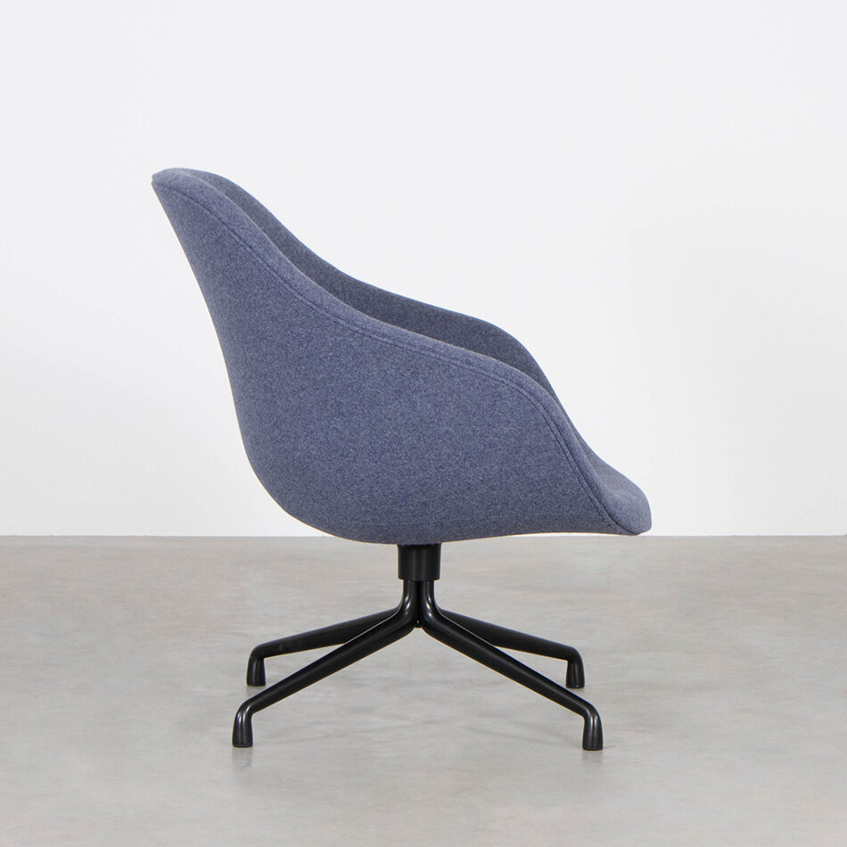 Hay About a Lounge Chair Low Armchair Blue/Grey Hee Welling