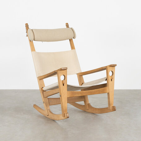 Hans Wegner rocking chair GE-673 oak Getama