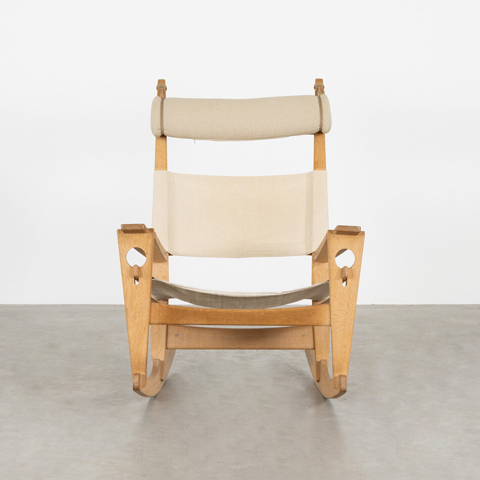 Hans Wegner rocking chair GE-673 oak Getama