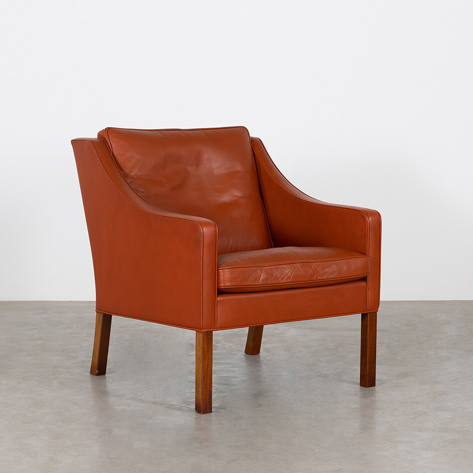 Borge Mogensen Chair Model 2207 cognac leather (B)