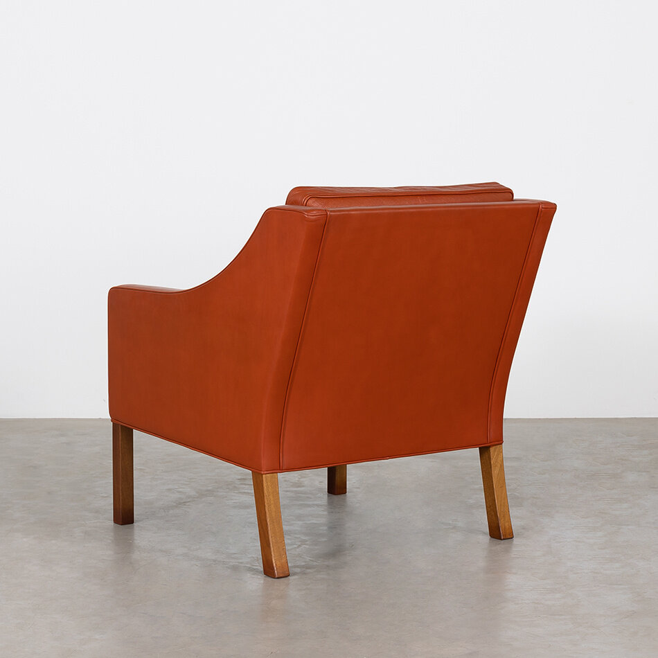 Borge Mogensen Chair Model 2207 cognac leer (B)