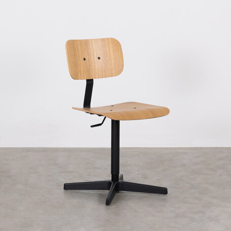 Elon Work Chair Graphite Black / Oak