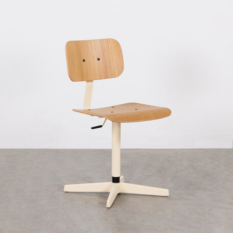 Elon Work Chair Light Ivory / Oak