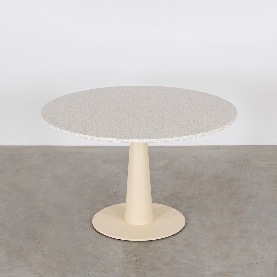 Loannis Table with Round Composite Top