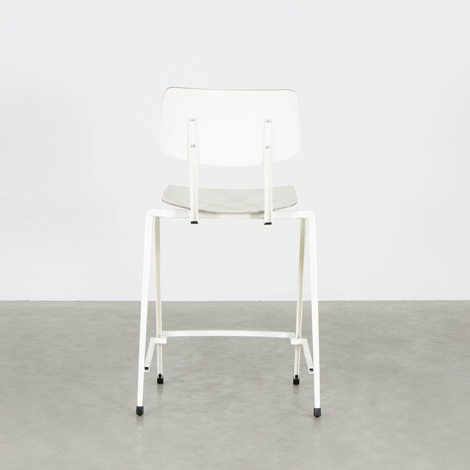 Galvanitas S17 Industrial Counter Bar Chair White (RAL 9010)