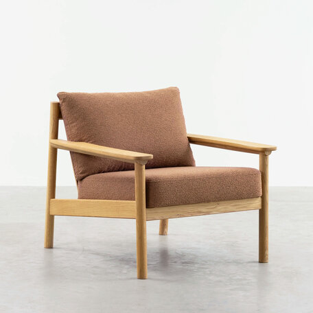 Poul Armchair Oak / Everest