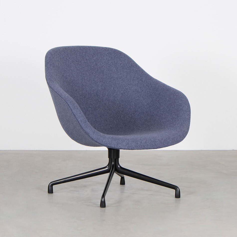 Hay About a Lounge Chair Low Fauteuil Blauw/Grijs Hee Welling