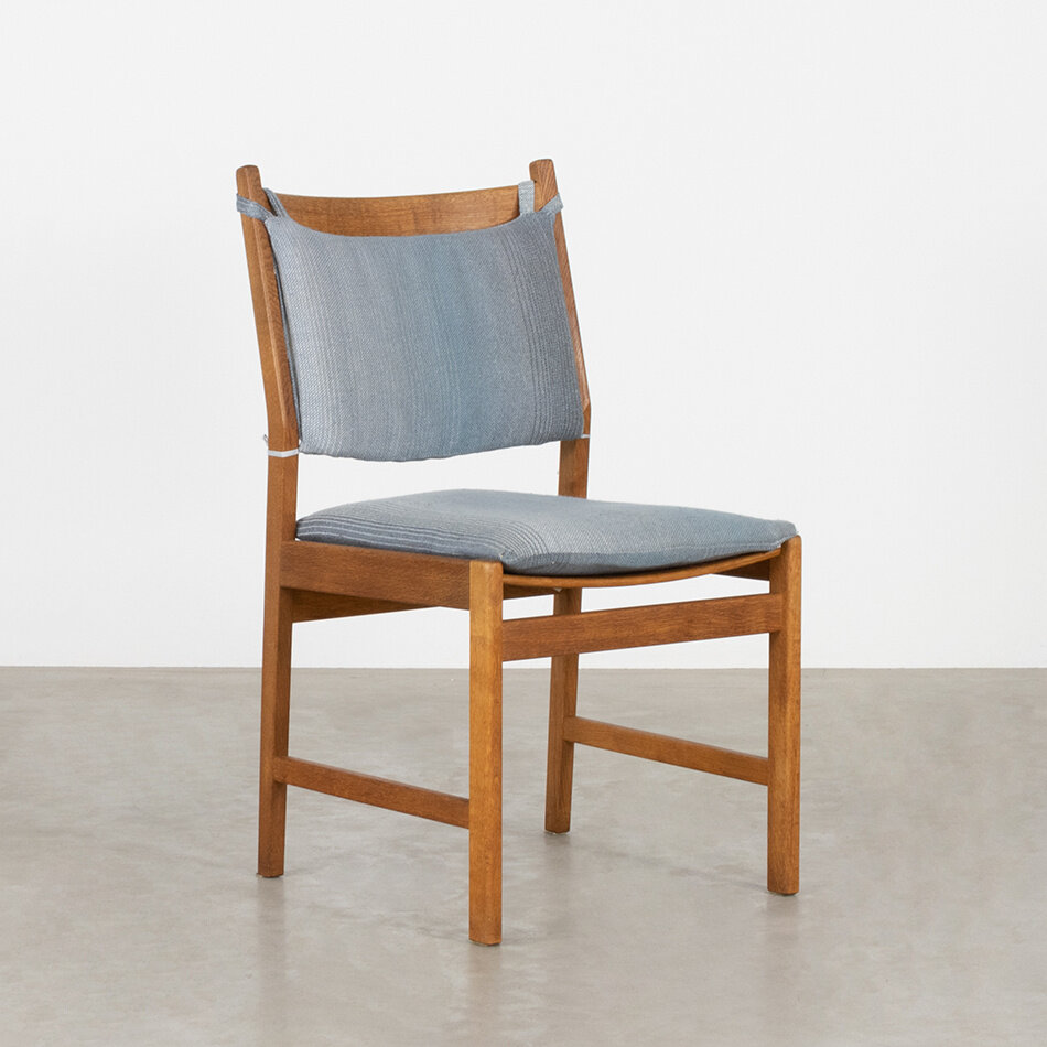 Set van 5 eiken Kurt Ostervig stoelen KP Mobler