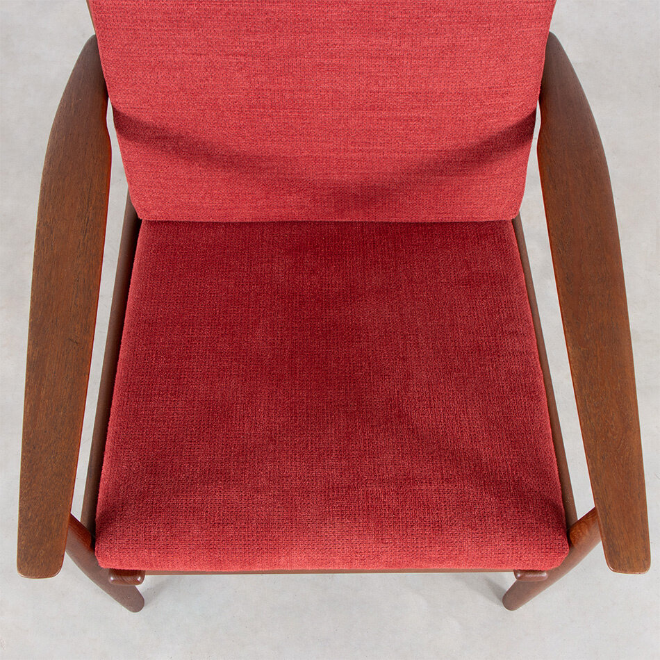 Svend Age Eriksen Teak Lounge Chair Glostrup Mobelfabrik