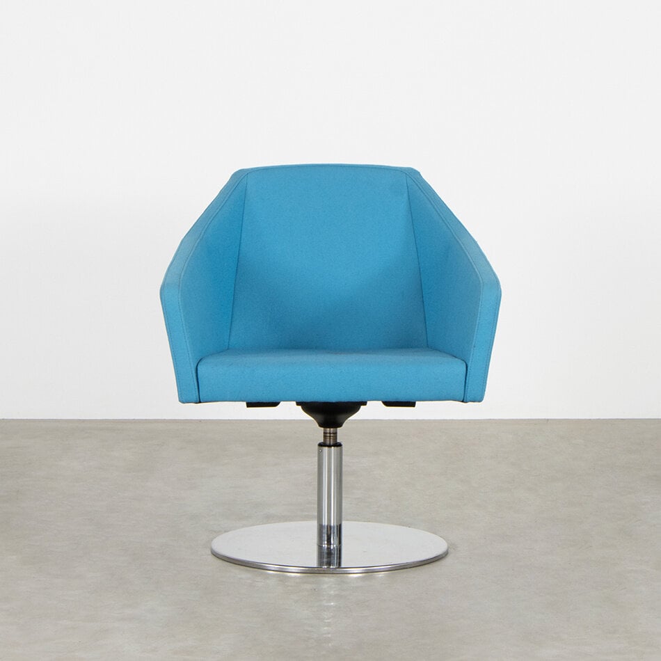 Casala Parker lounge draaibaar blauw